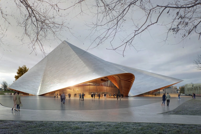 Opera & Ballet Theatre of Kosovo design by BIG in collaboration with ALB-Architect