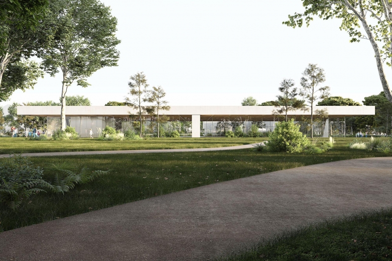 Sports Hal design by Baile Menduiña & Arias Garrido