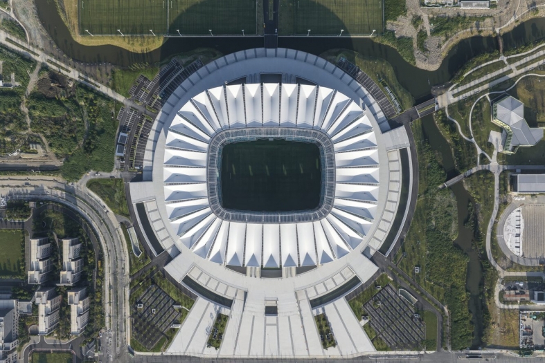 Kunshan Olympic Sports Center design by gmp Architects