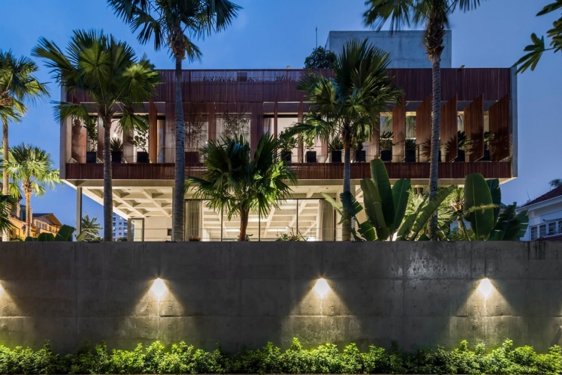 Bunker House  design by Nha Dan Architects