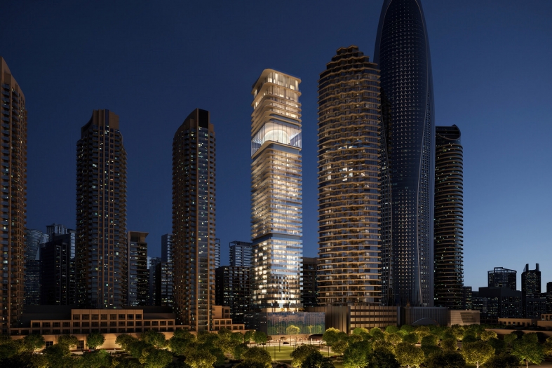 Inaura - Luxury hotel and residential tower design by MVRDV