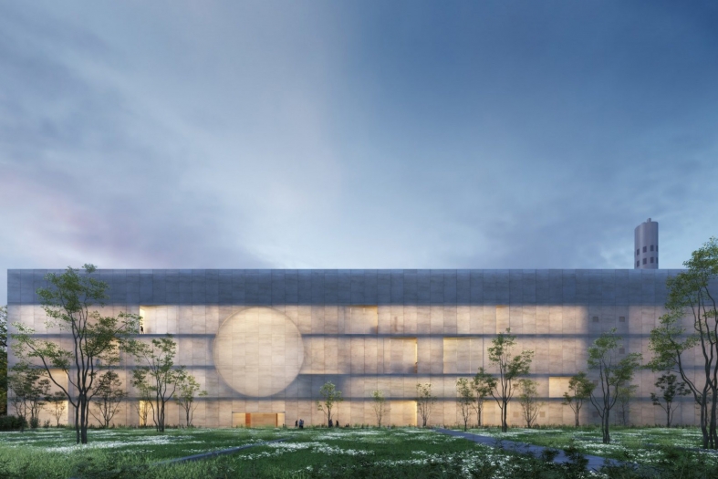 Gwangju Library design by STLarchitects