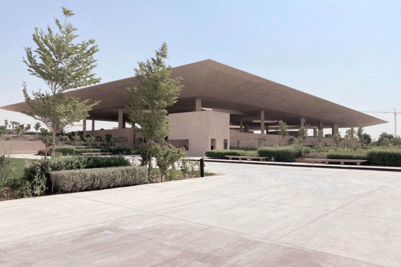 King Salman Park Visitor Centre design by Adjaye Associates #architecture