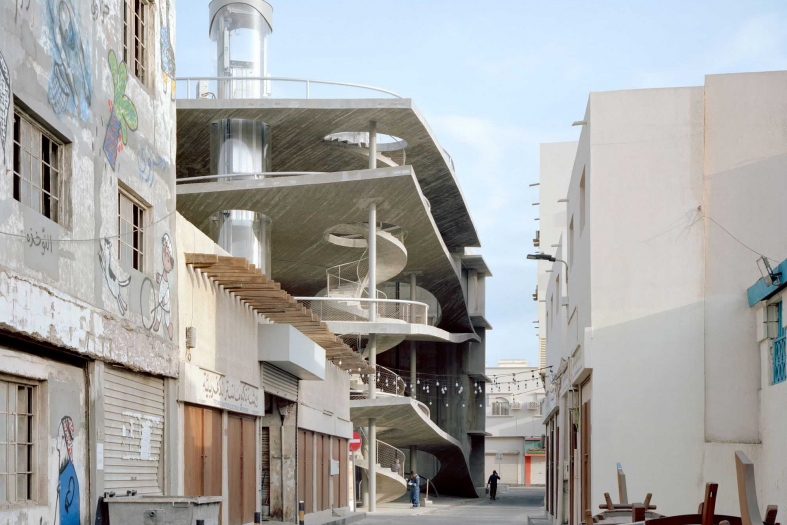 Bahrain Car Park for the Pearl Path Plot A design by Christian Kerez #architecture