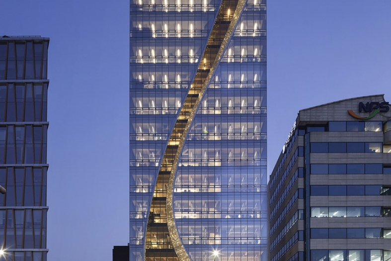 Harim Group Headquarters Building design by The Beck Group  #architecture
