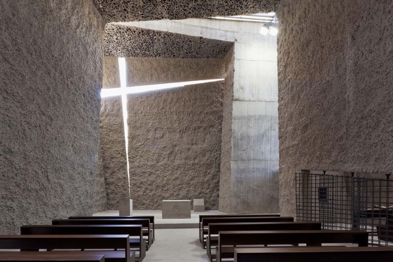 The Holy Redeemer Church and Community Centre of Las Chumberas design by Fernando Menis #architecture