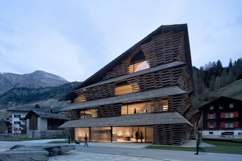 Haus Balma design by Kengo Kuma and Associates (KKAA)