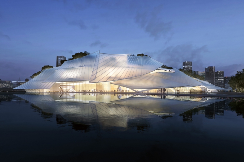 Yiwu Grand Theater design by MAD #architecture
