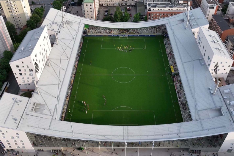 Tammela Stadium design by JKMM Architects