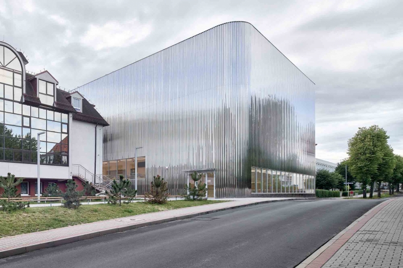 Extension of the building of the State Music School in Jastrzębie-Zdrój design by SLAS architects, Aleksander Bednarski, Mariusz Komraus