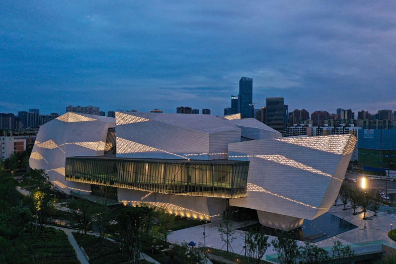 Chengdu Natural History Museum  design by Pelli Clarke & Partners, CSWADI