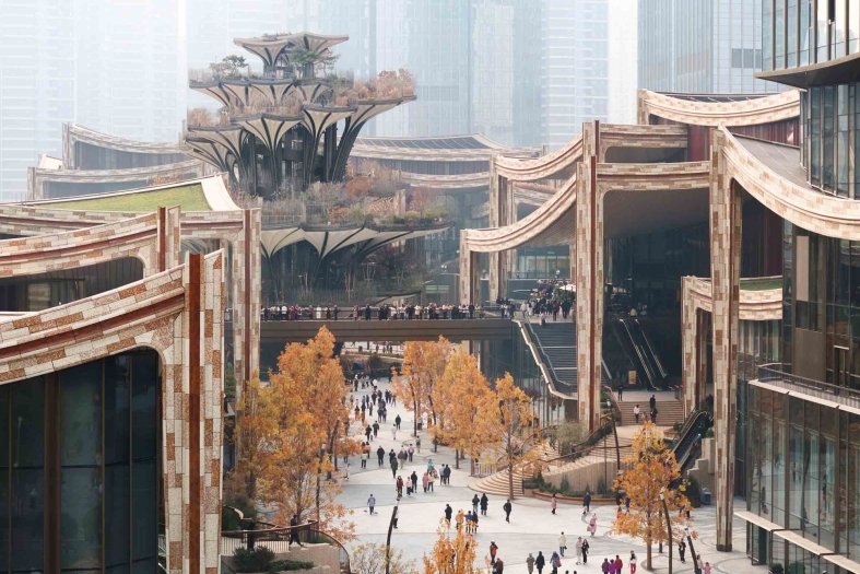 Xi’an CCBD (Centre Culture Business District) design by Heatherwick Studio