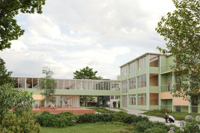 Residential care center design by Cierto Estudio, League studio 