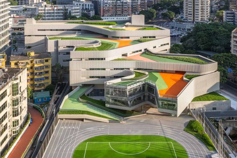 Cuizhu Foreign Language School design by Studio Link-Arc