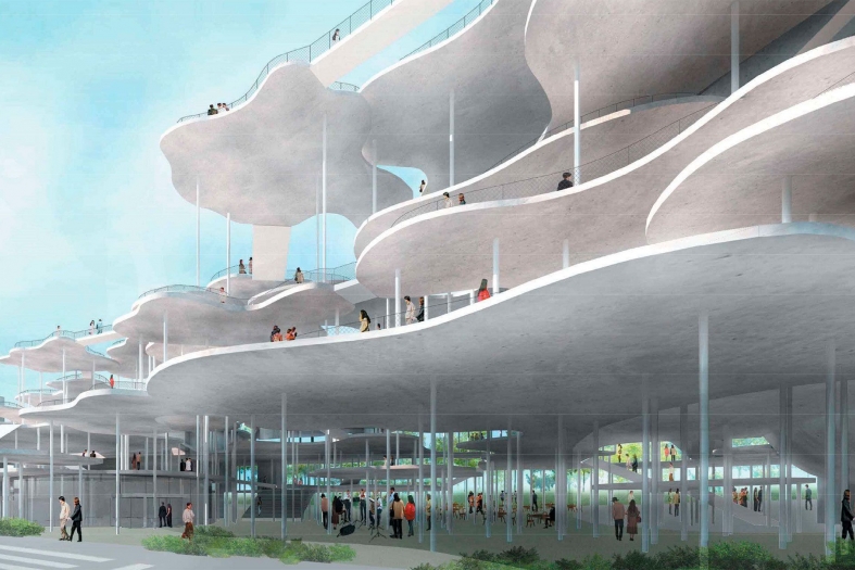 Tokushima Cultural Arts Hall design by Junya Ishigami & Associates