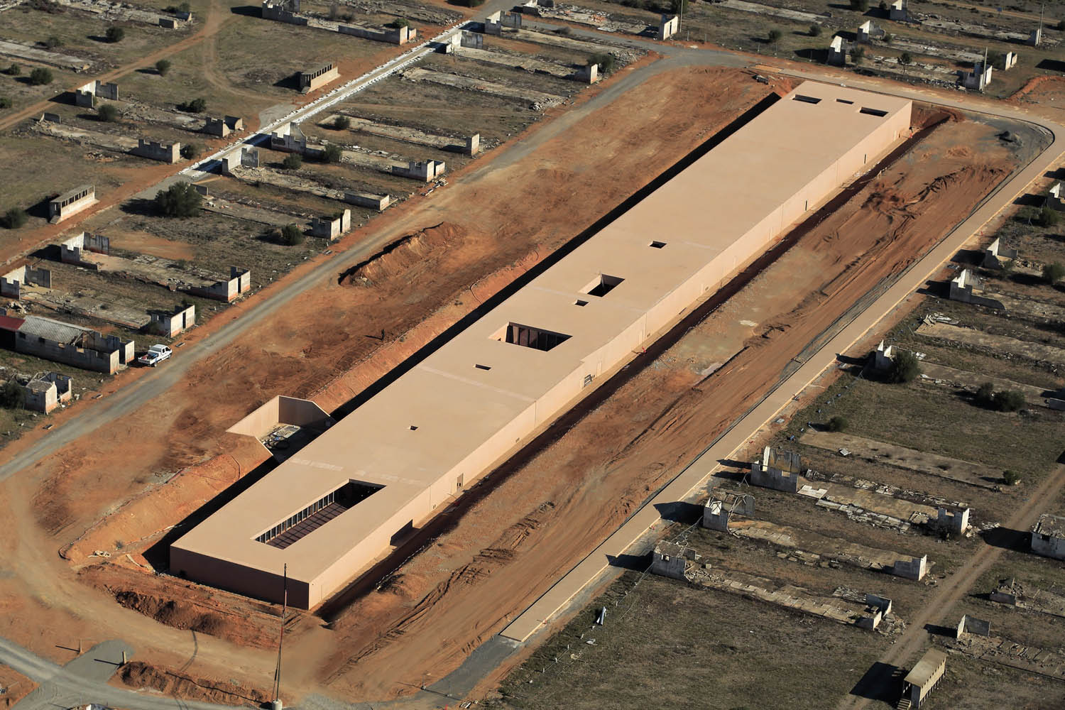 The Rivesaltes Memorial design by Passelac & Roques, Rudy Ricciotti