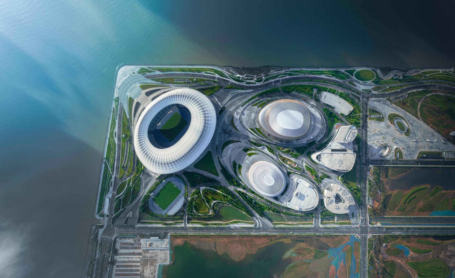 Greater Bay Area Sports Center design by Zaha Hadid Architects (ZHA)