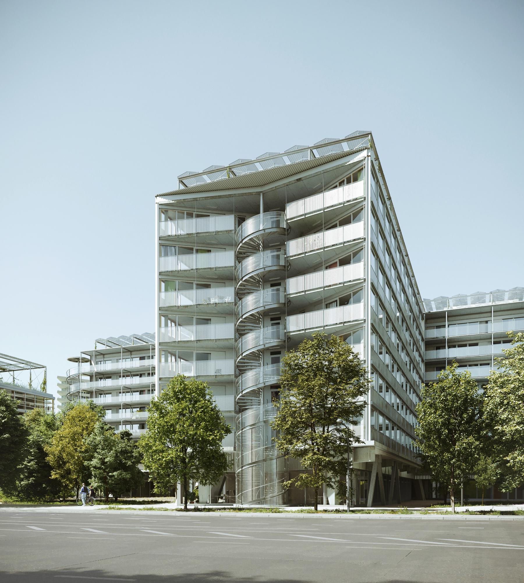 Campus Santé in Chavannes-près-Renens design by Jan Kinsbergen Ltd