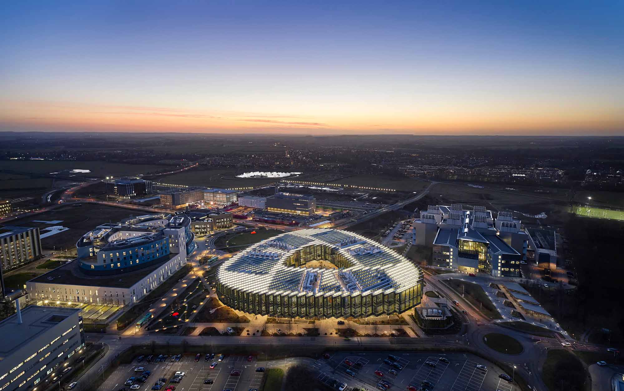 430 AstraZeneca’s Discovery Centre (DISC) design by Herzog & de Meuron