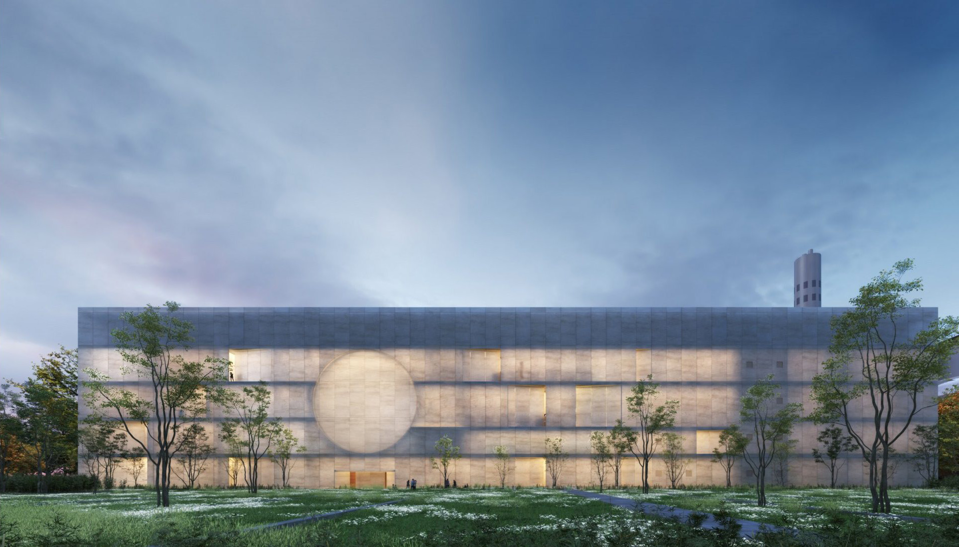 Gwangju Library design by STLarchitects