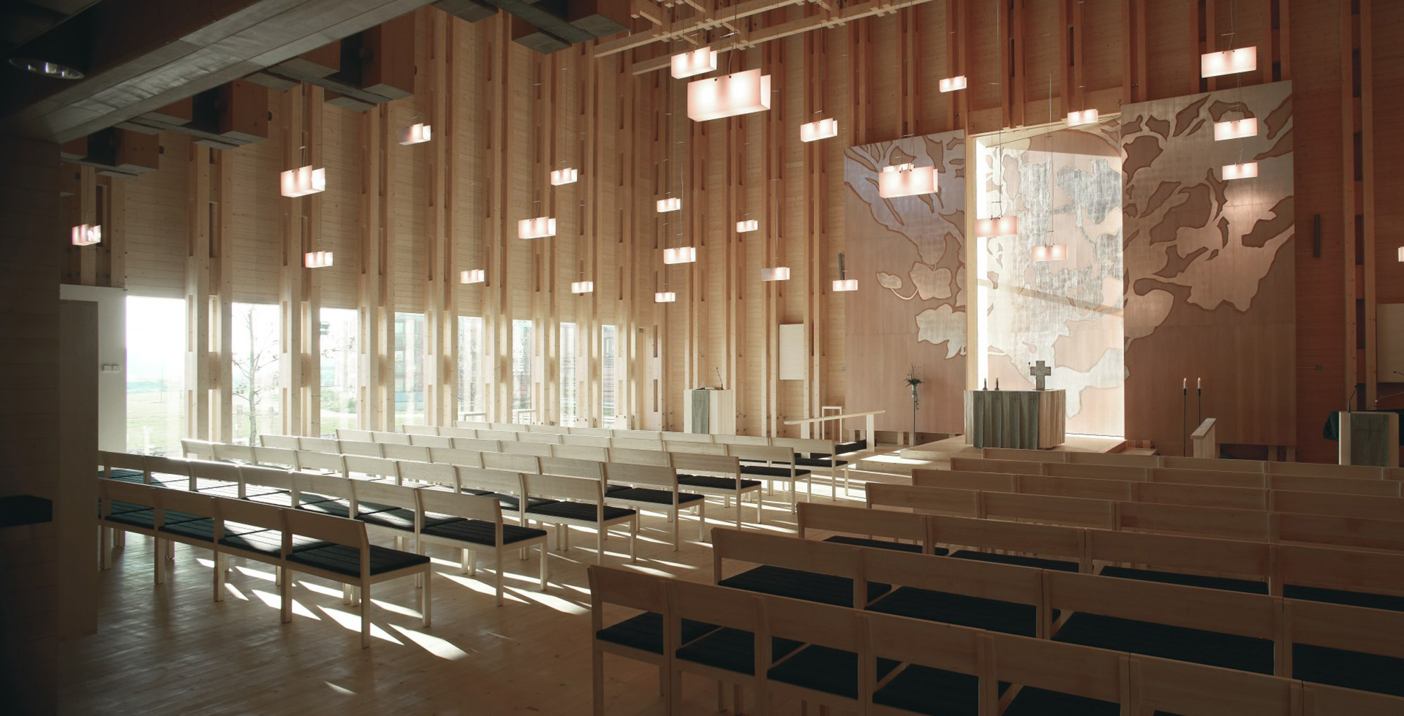 Viikki Church design by JKMM Architects