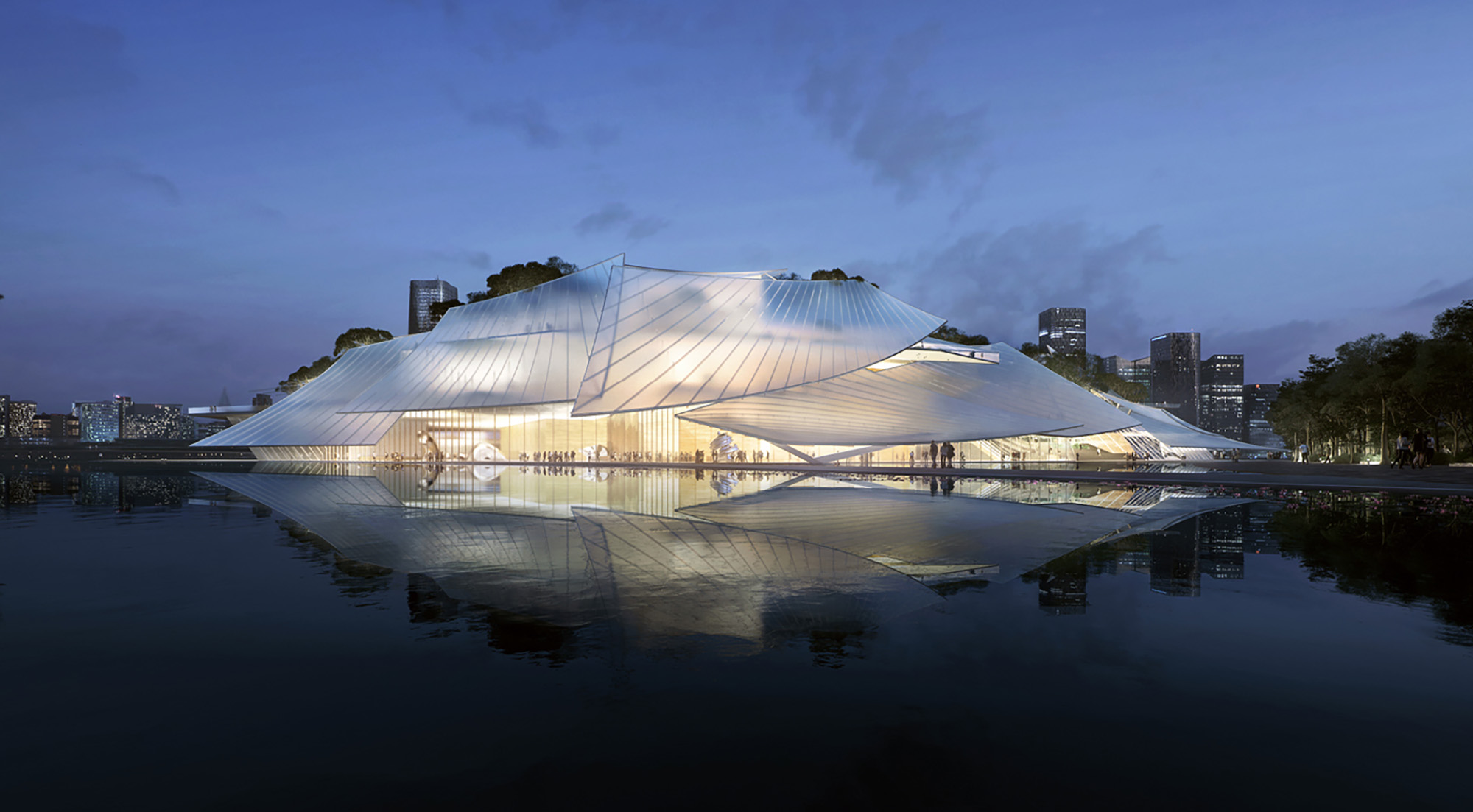 Yiwu Grand Theater design by MAD #architecture