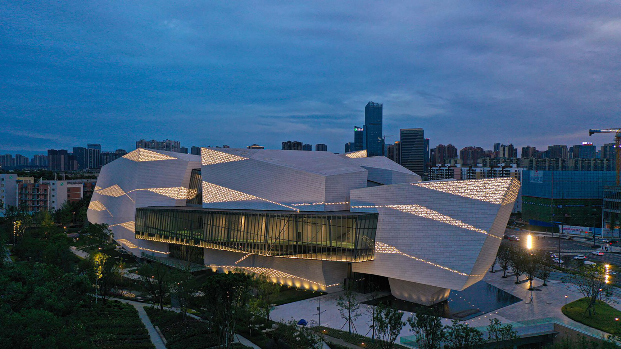 Chengdu Natural History Museum  design by Pelli Clarke & Partners, CSWADI #architecture