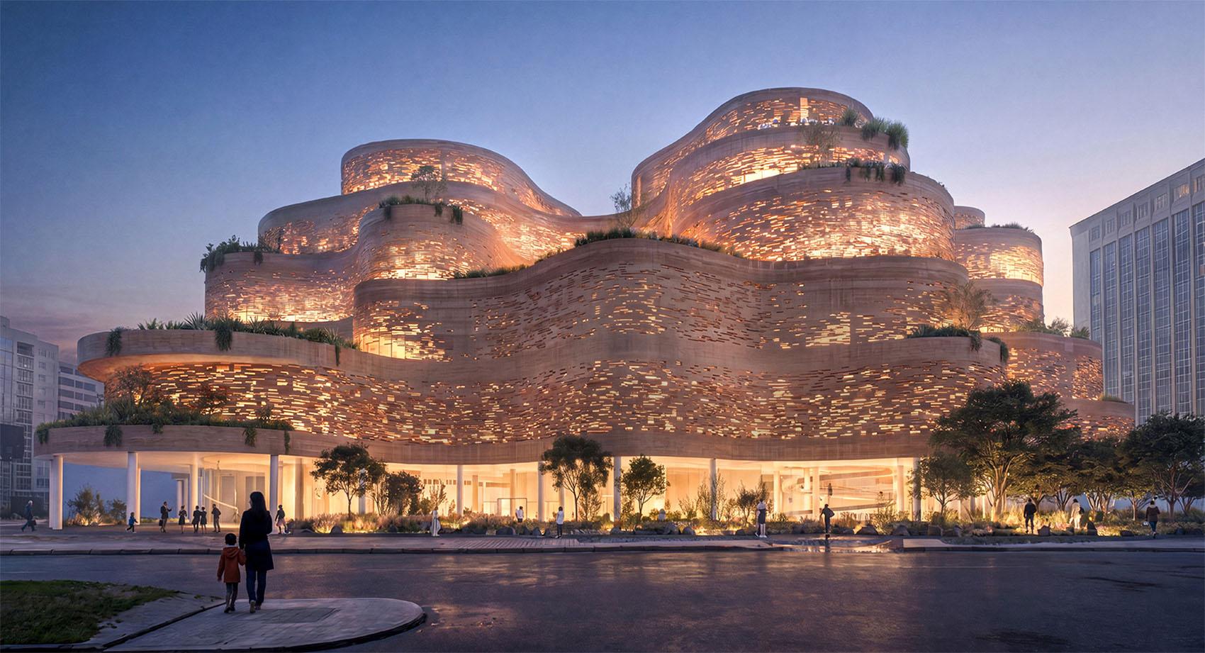 National Museum of Ecuador MUNA design by SANAA, Estudio A0, Caá Porá Arquitectura, Jerome Haferd Studio, Taller Capital Landscape 