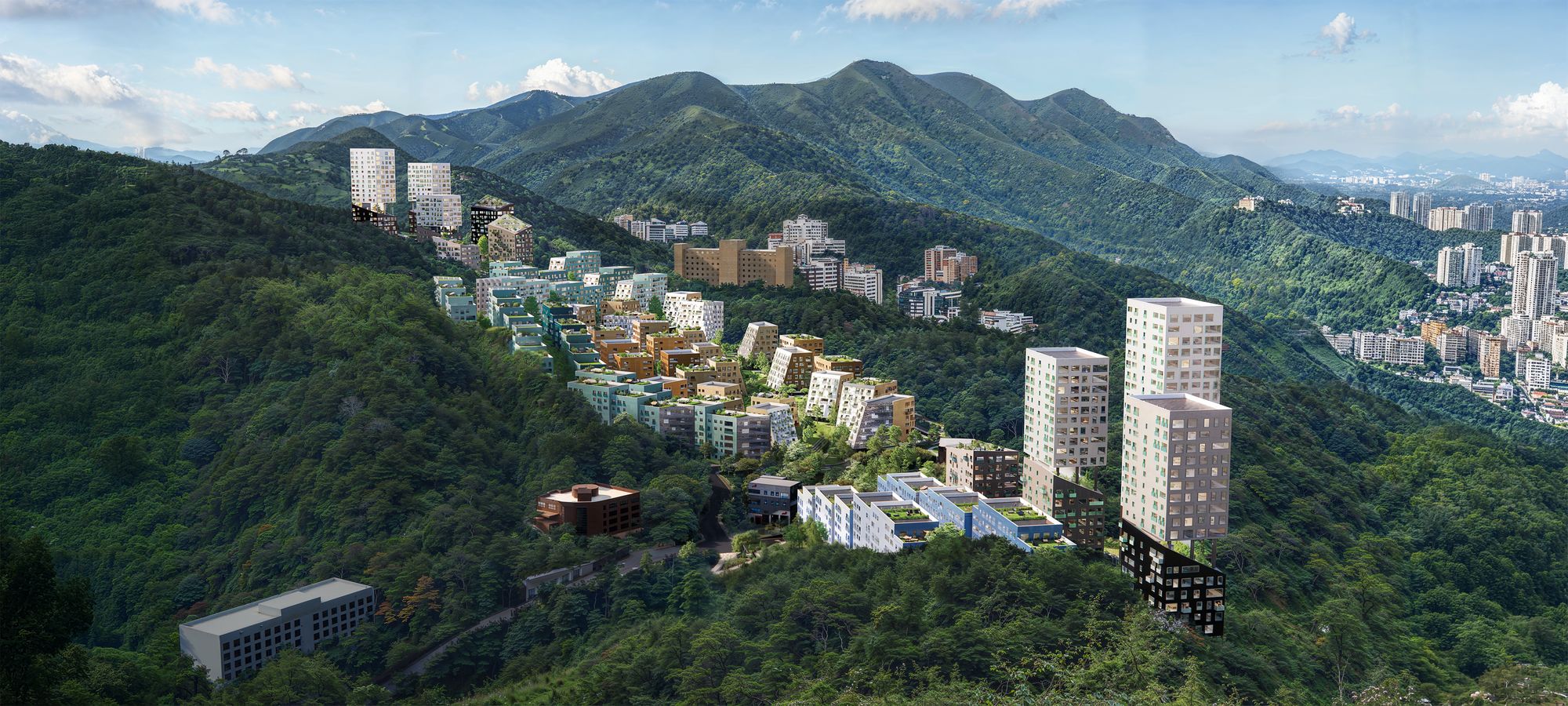 Slope Housing design by OMA