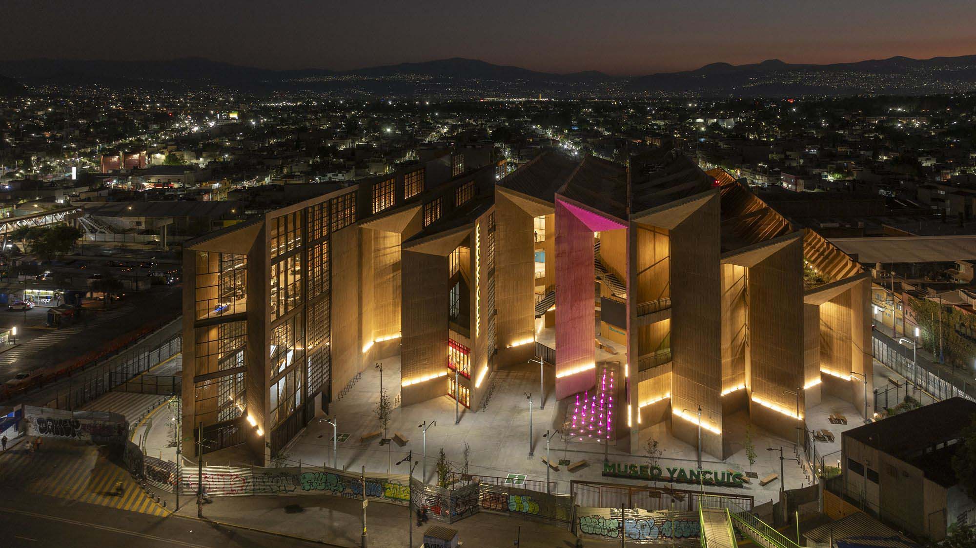 Yancuic Museum design by BAX studio, Mendoza Partida, SPRB Architects 